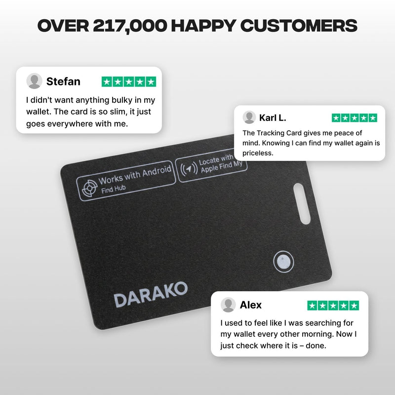 Darako™ Tracking Card – Locate Your Valuables Anywhere - DARAKO